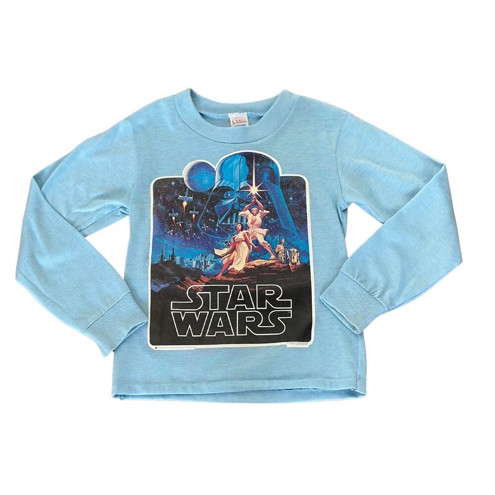 VTG 1977 Single Stitch Star Wars Sears T Shirt Youth